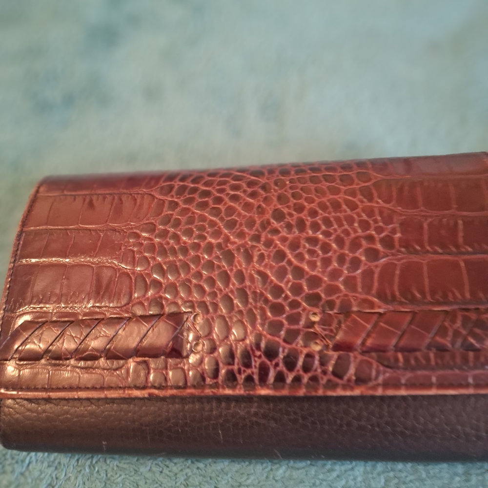 Brighton Dark Leather Wallet